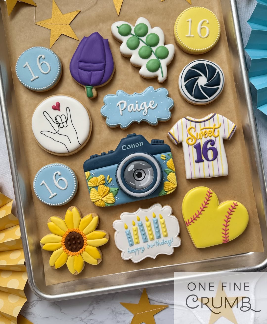 Sweet 16 Sports Cookies