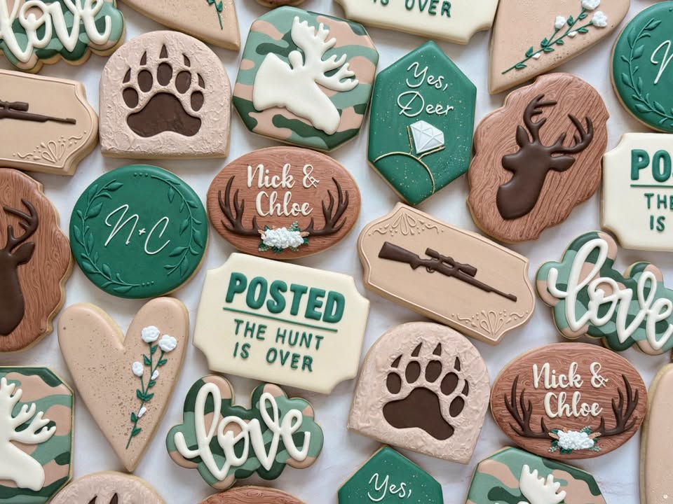 Hunting Theme Cookies